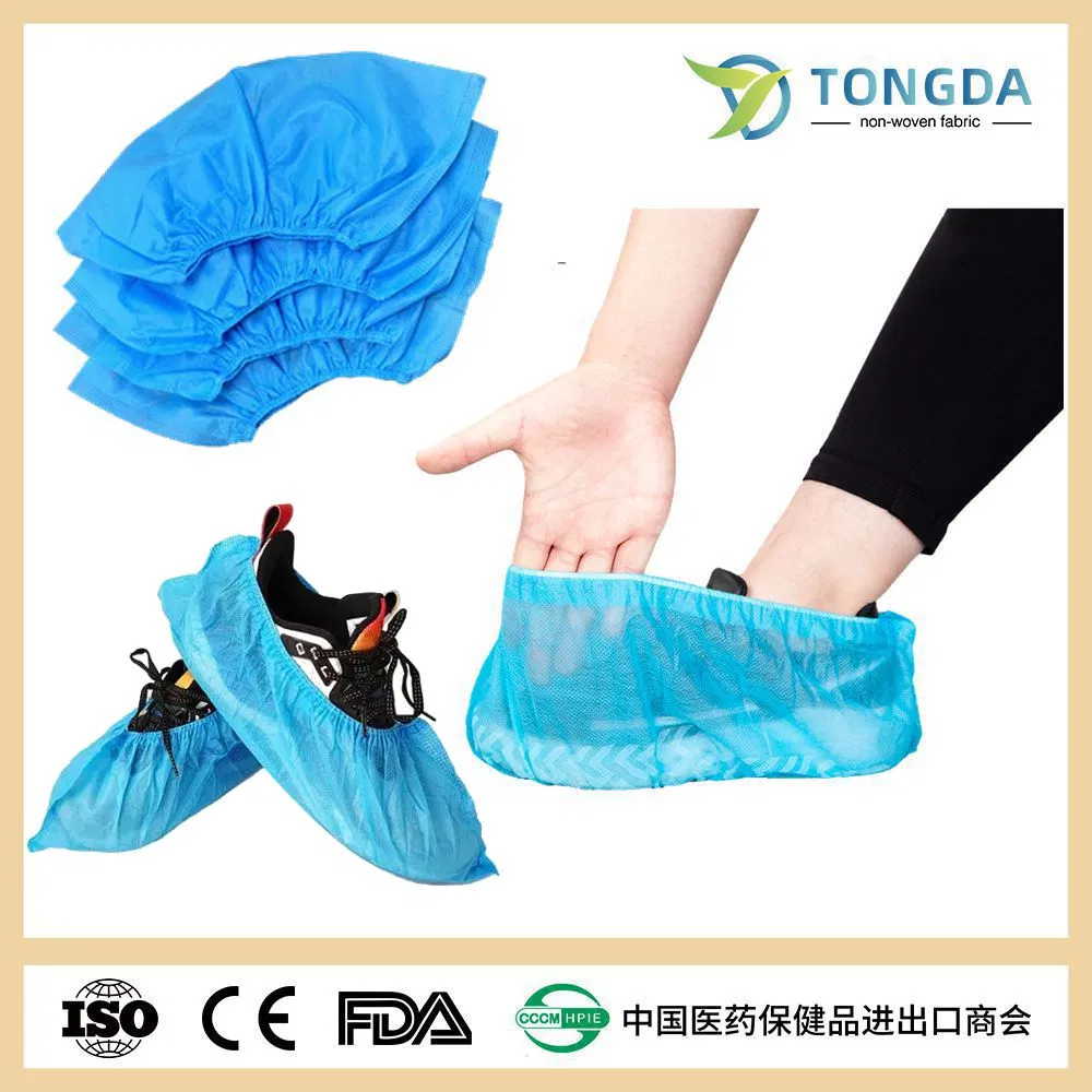 Disposable Anti-Slip PP PE CPE Medical Use Shoe Cover Non-Woven Protector Shoes Cover