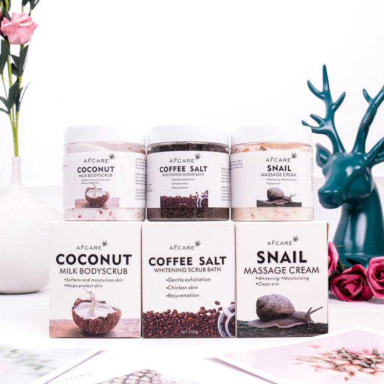 Private Label Skincare Beauty Wholesale Custom Logo Vegan Bath Cleansing Whitening Organic Exfoliating Body Scrub