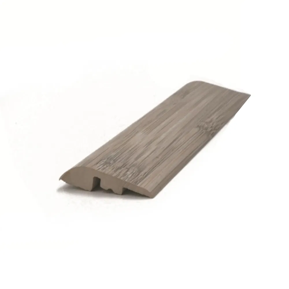 Waterproof Fiberboard/WPC/Spc/PVC Floor Molding Accessory Skirting Board Moulding Reducer