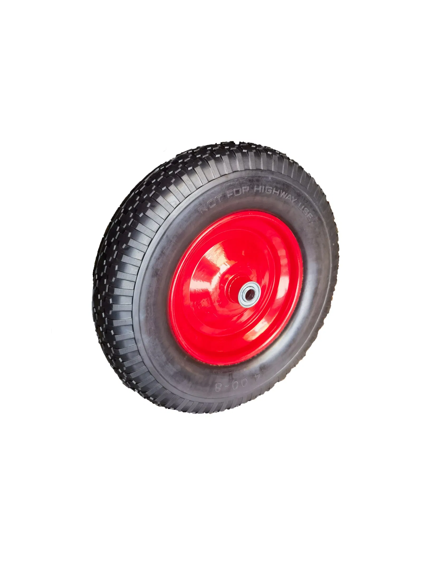Pneumatic Wheel with Metal Rim (4.00-8)