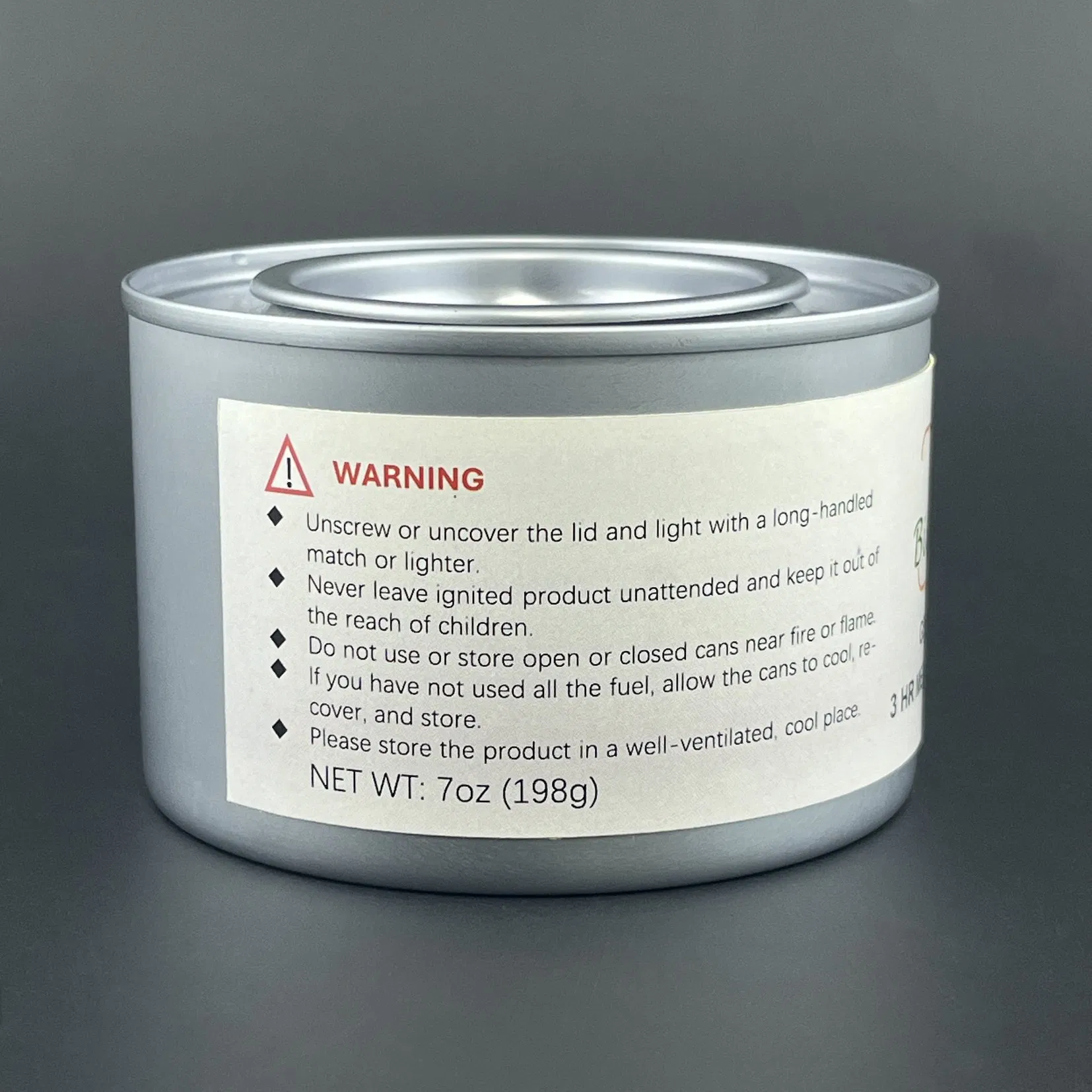 Chafing Dish Fuel Re-Usable High Quality Methanol Chafing Fuel