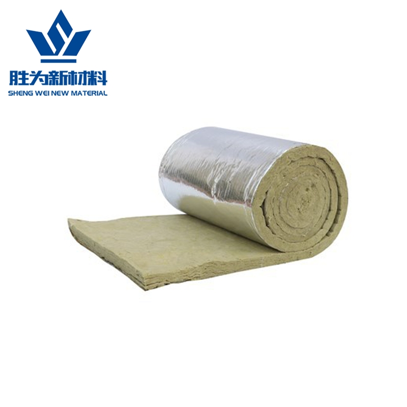 100mm Srw Rock Wool Wired Blanket with Mesh for Heat Insulation Materials