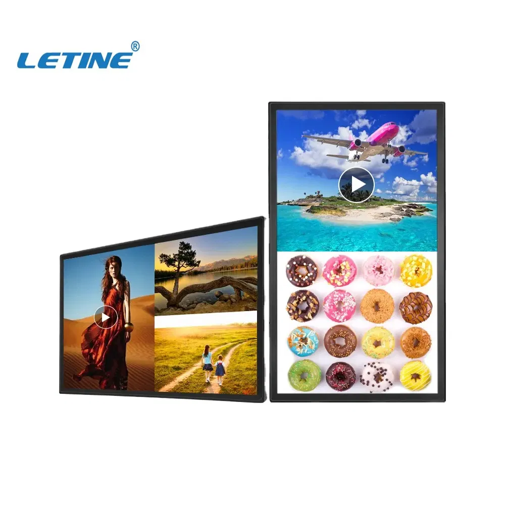 High-Quality 32 43 49 55 65 Inch Wall Mounted Digital Signage for Indoor Video Applications
