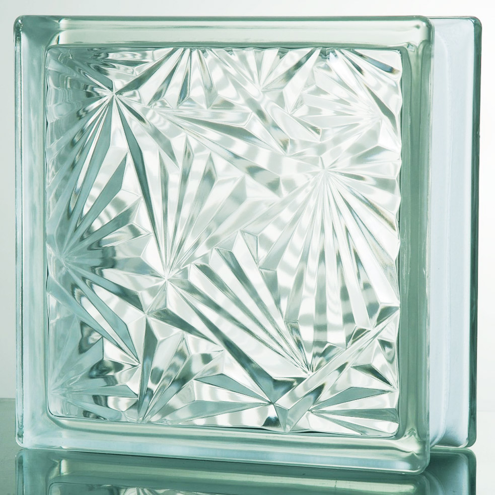 High Quality Best Price 190*190*80mm Clear Patterns Hollow Glass Block/Brick