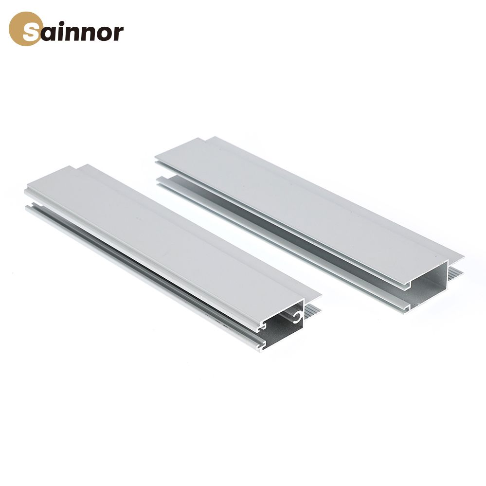 Versatile Extruded Aluminum Frame Profile for Windows and Doors with Custom Finishes