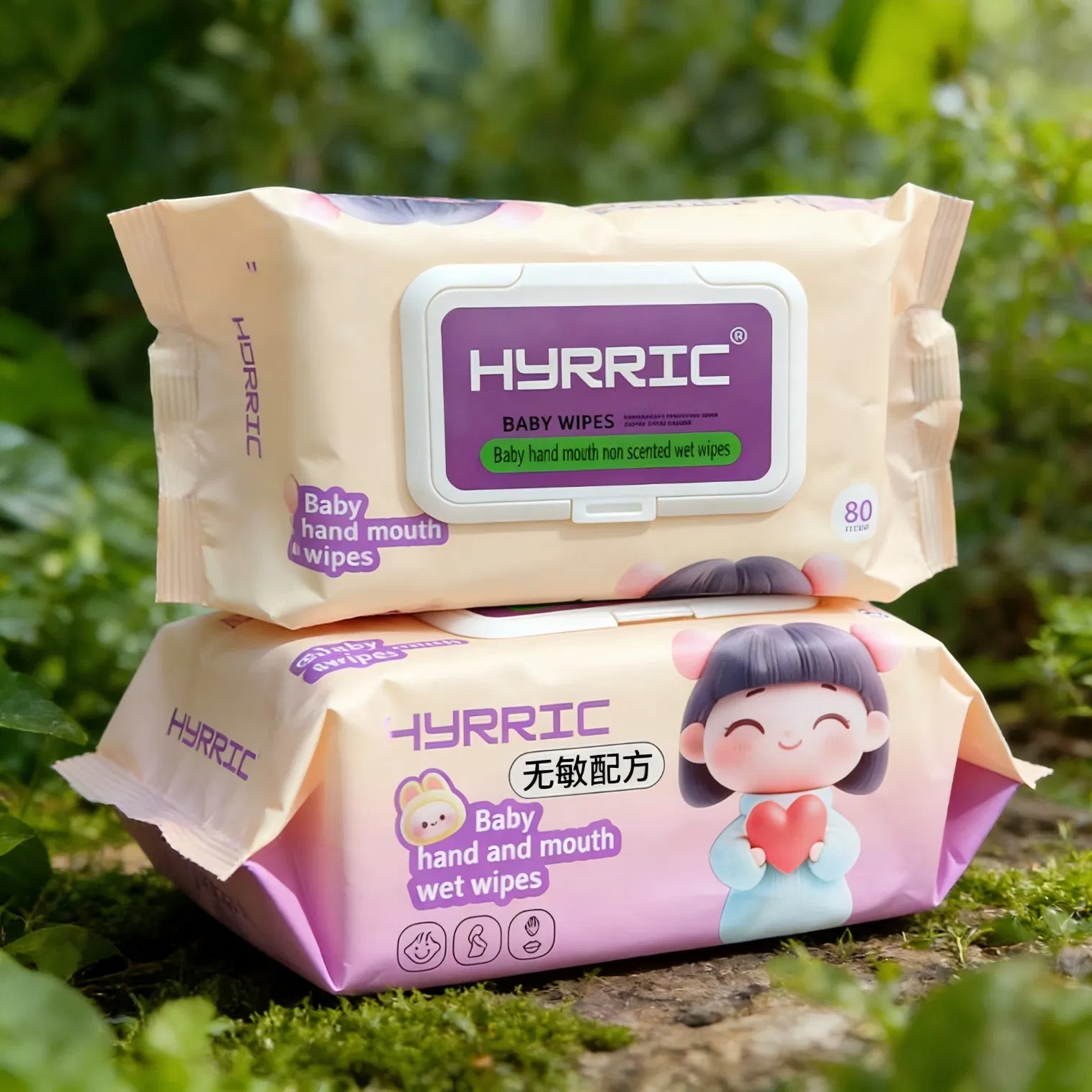 Zhiqianfeng Custom Baby Wipes Factory Made 15X20cm Size