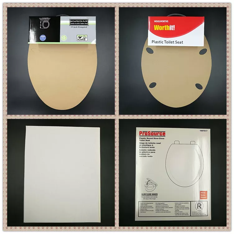 European Standard Good Quality Soft Close PP Plastic Toilet Seat Cover for Bathroom
