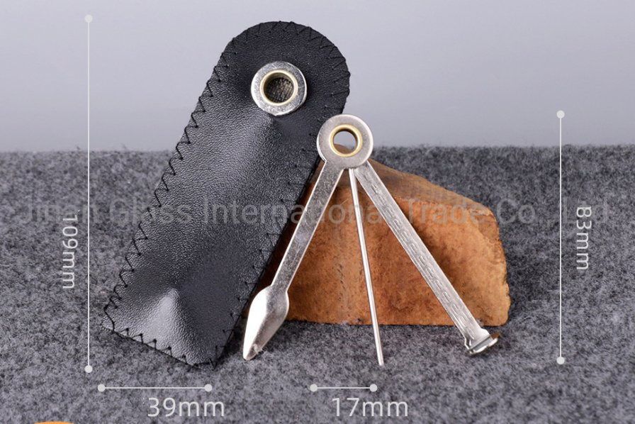 Muxiang Pipe Accessories Special Price Simple and Practical Three in One Cigarette Knife Pressure Bar Scraper Stainless Steel Cigarette Knife