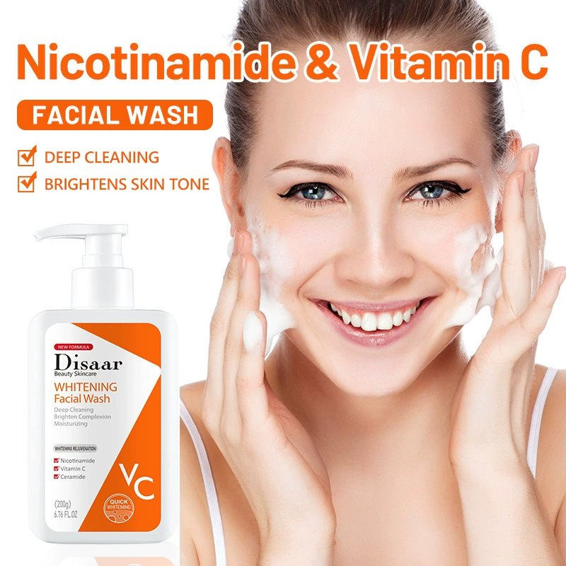 Best Whitening Facial Cleanser Vitamin C Brighten Moisturizer Repair Skin Deep Cleansing Face Wash