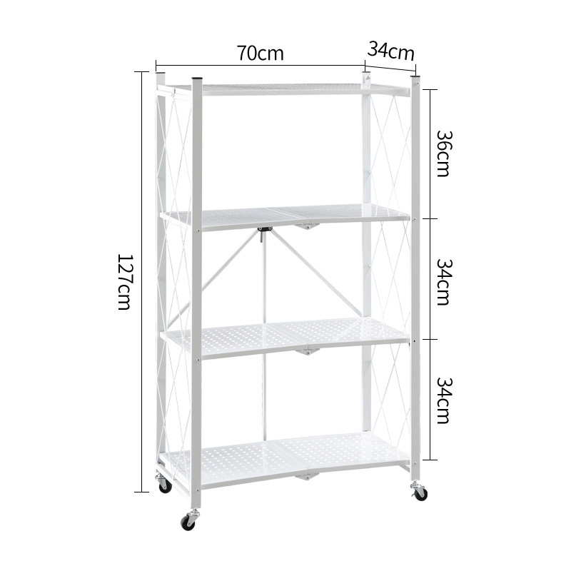 Складная кухонная полка на колесах RAXIDA