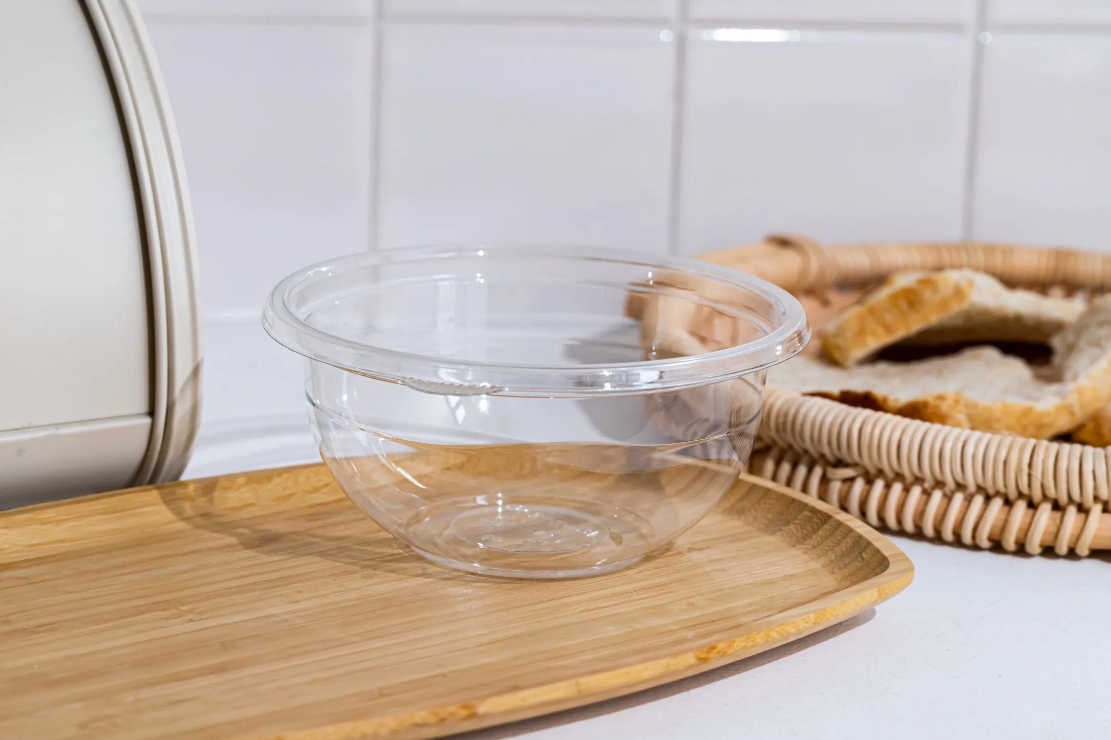 16oz Pet Salad Bowl with Dome Lid Disposable Clear Plastic Bowls Disposable Pet Salad Bowl with Lid