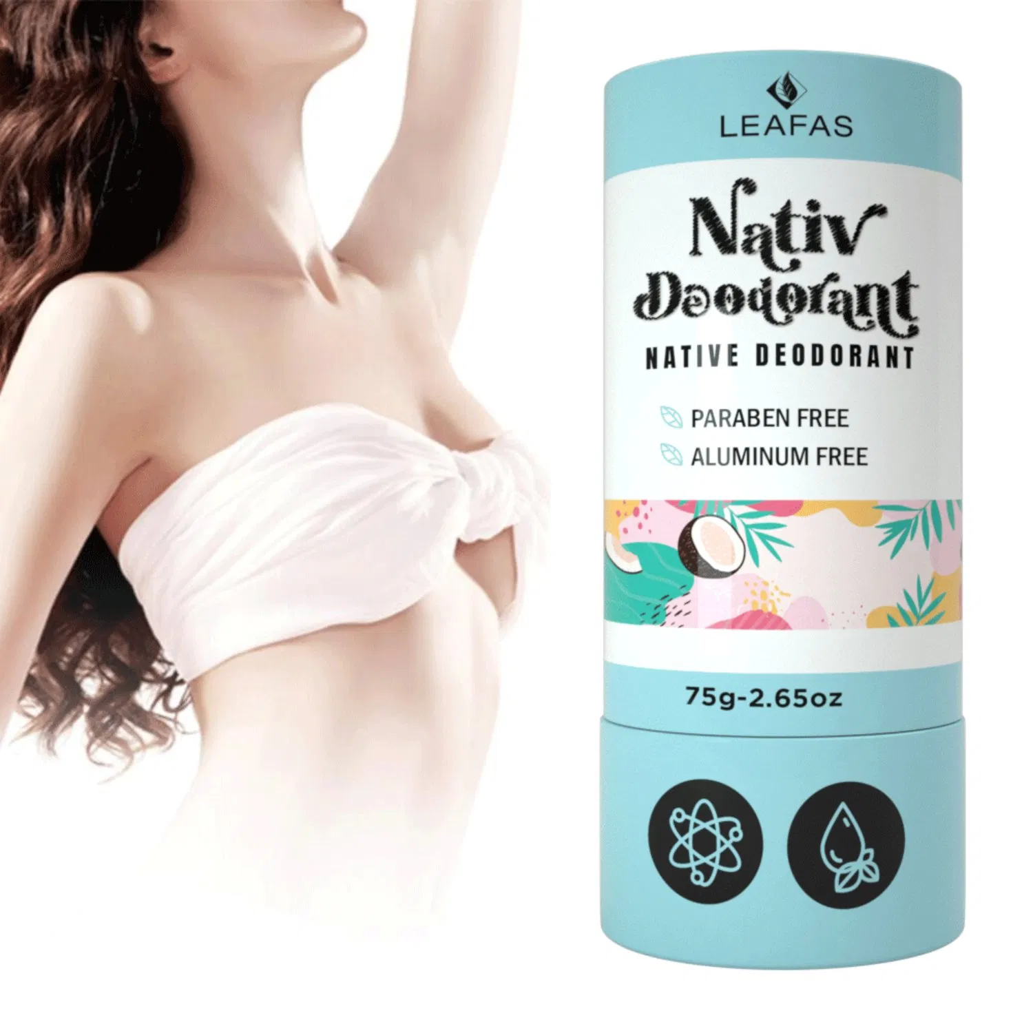 2022 Hot Selling Private Label Probiotics Tapioca Native Deodorant