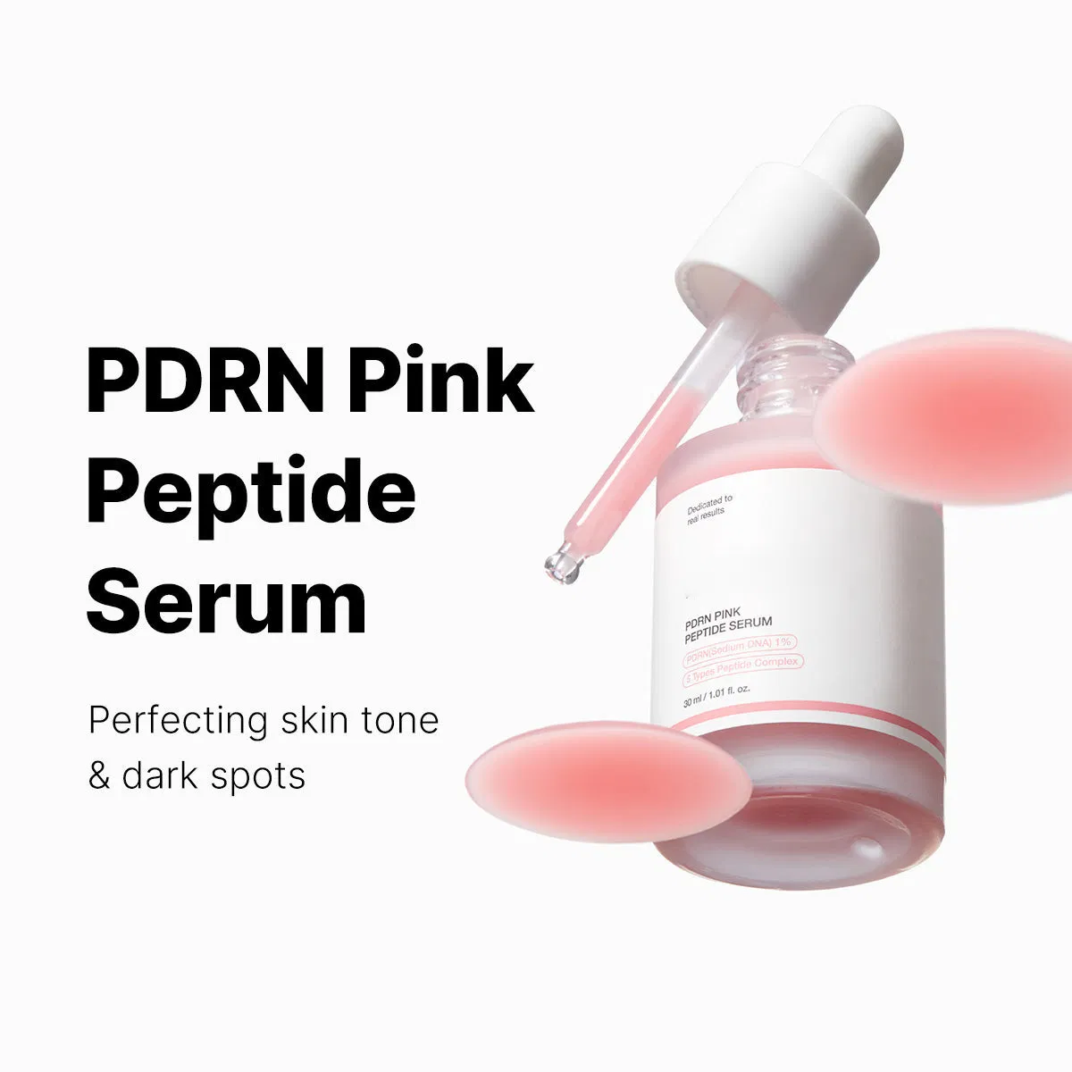 Pdrn Pink Peptide Serum Vegan Korean Skincare Dark Spot Correction Face Serum