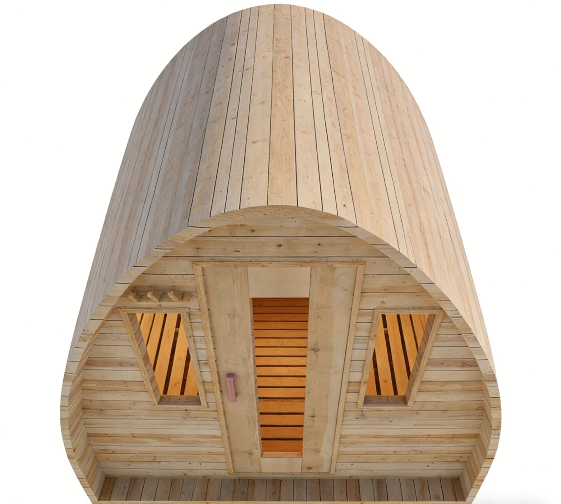 Red Cedar, Hemlock, and Spruce Moisture-Proof Sauna Room