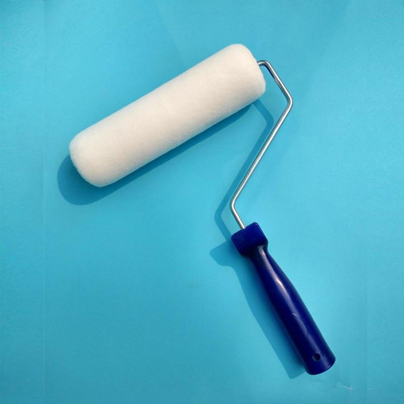 Fine and Short Bristle Roller Brush Latex Paint Fine Bristle 9-Inch