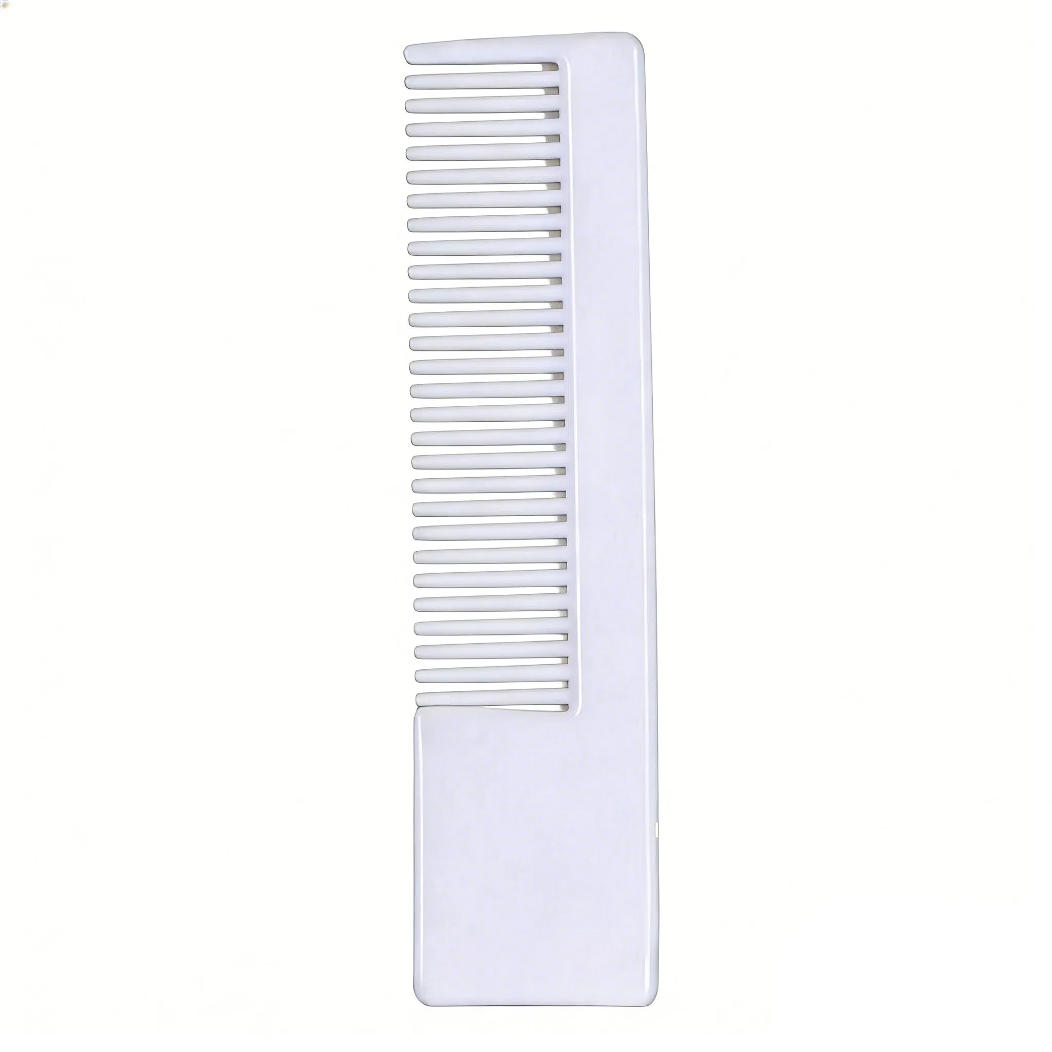 White Hotel Bathroom Disposable Plastic Hair Comb for Hotel SPA Airline Travel