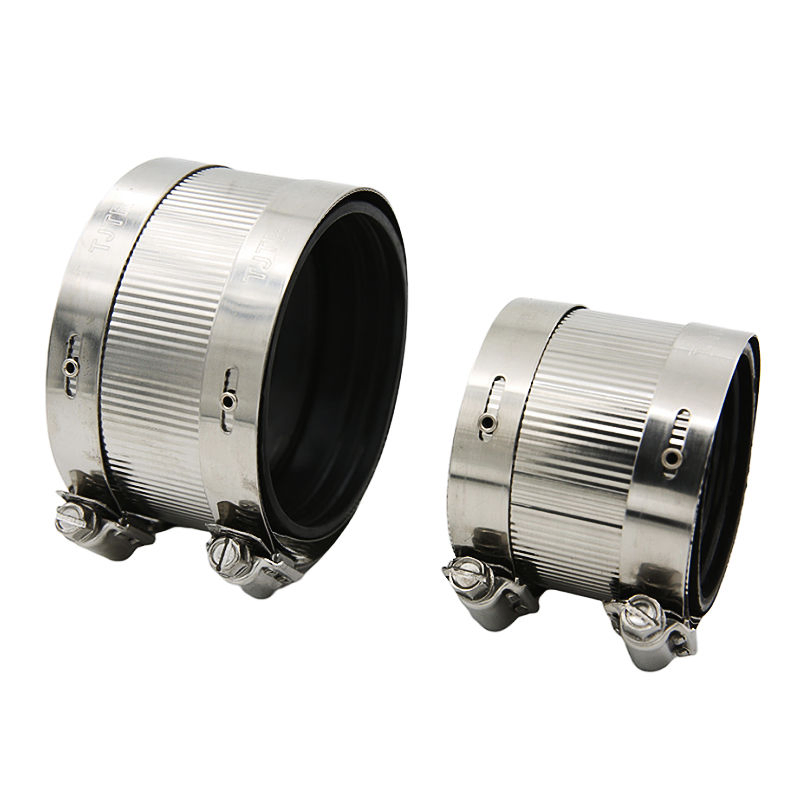 High Quality Stainless Steel Coupling Hose Clamp for Pipe Stainless Steel with Rubber Seal Inside