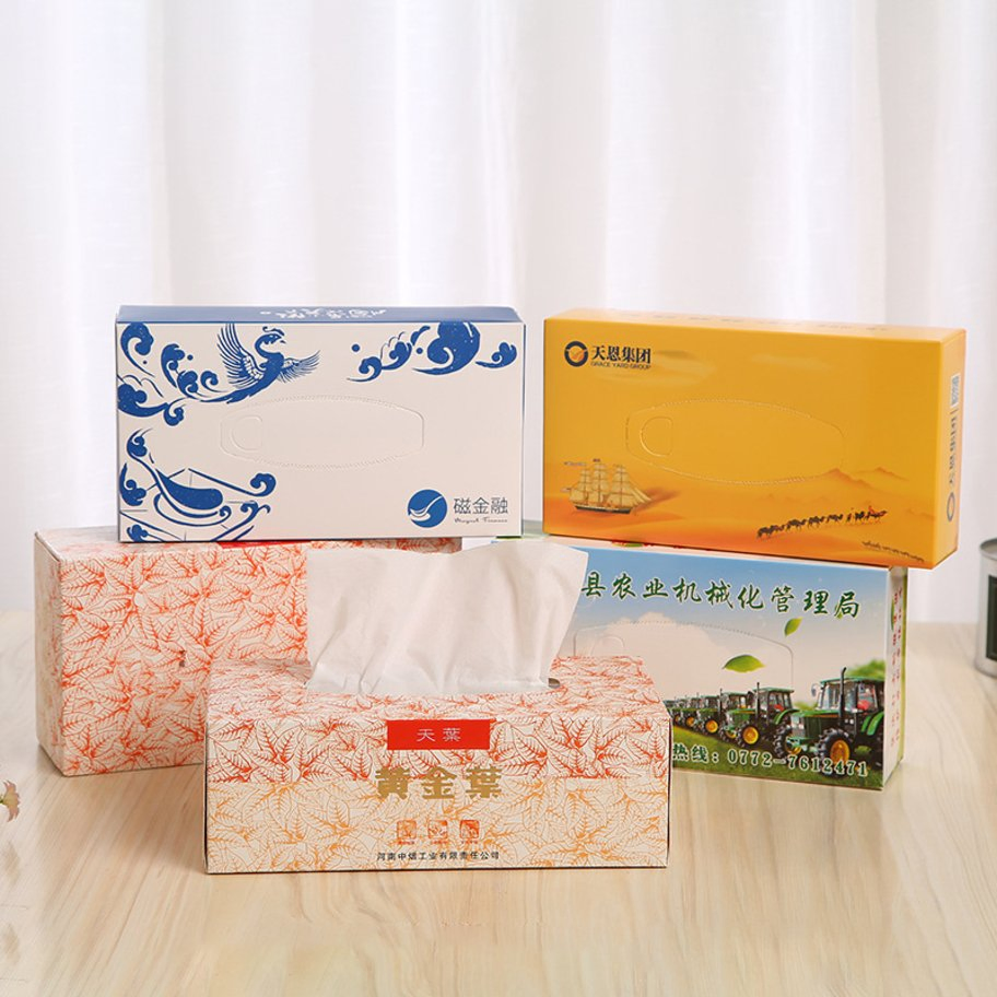 High Quality Space Saving Lightweight Compact Tissue Paper Box Tissue Paper