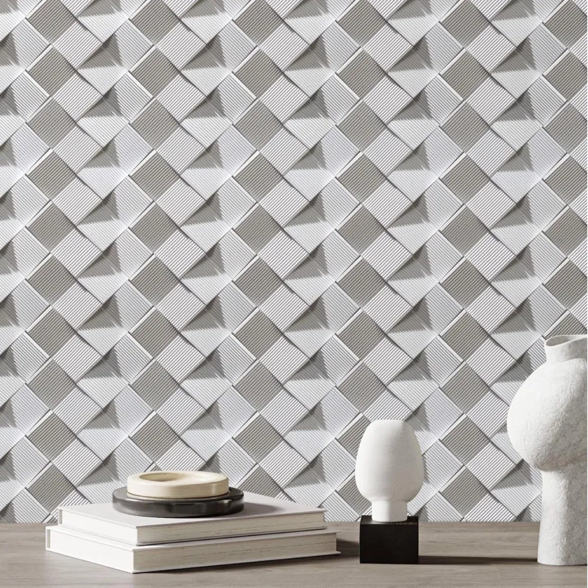 UHPC Concrete 3D Bricks Waterproof for home office villa Indoor outdoor wall decoration BV 160*168*18mm
