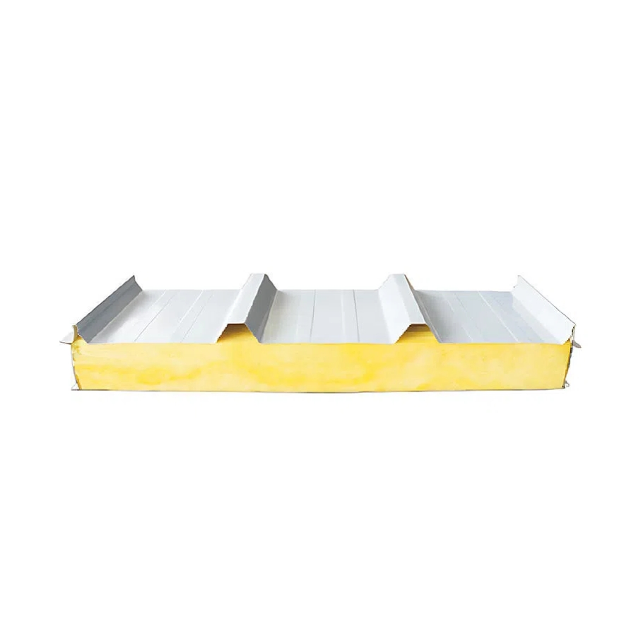 Glass Wool Sandwich Panel for Industrial Factory Exterior Wall Installation