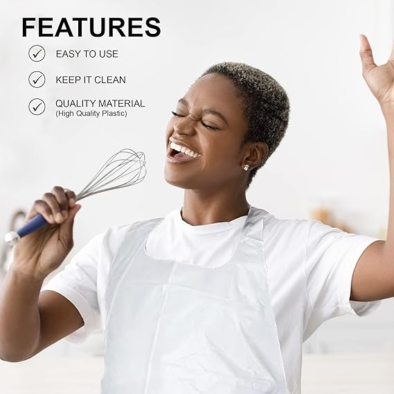 Water-Proof and Oil-Proof Disposable Plastic Apron for Food and Industry