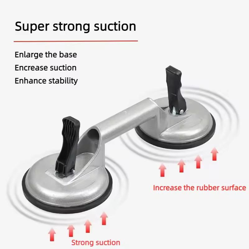 Jnz Suction Cups Heavy Duty Vacuum Handle Holder to Lift Large Glass