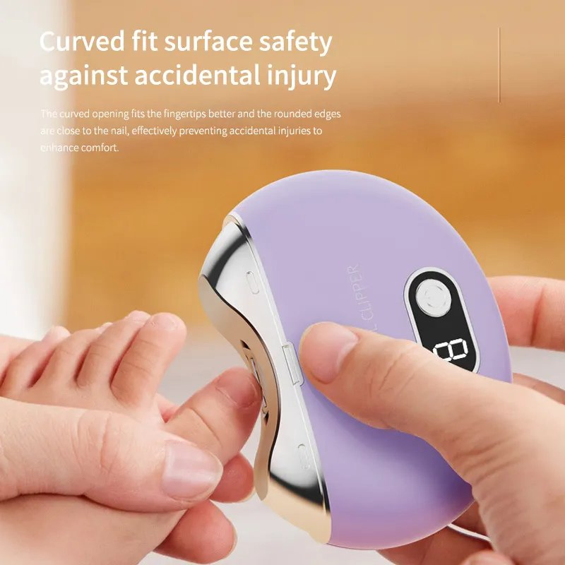 2023 Rechargeable Safe Electric Baby Pet Clipper Nail Trimmer Electric