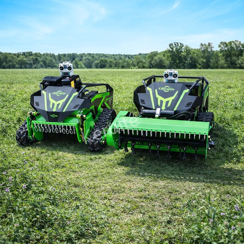 Газо-электрическая радиоуправляемая косилка-измельчитель Keruite