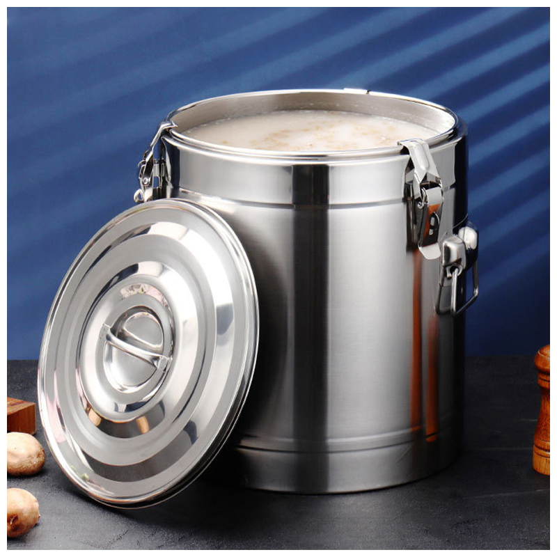 Термос-кастрюля из нержавеющей стали для еды, 10-100 л