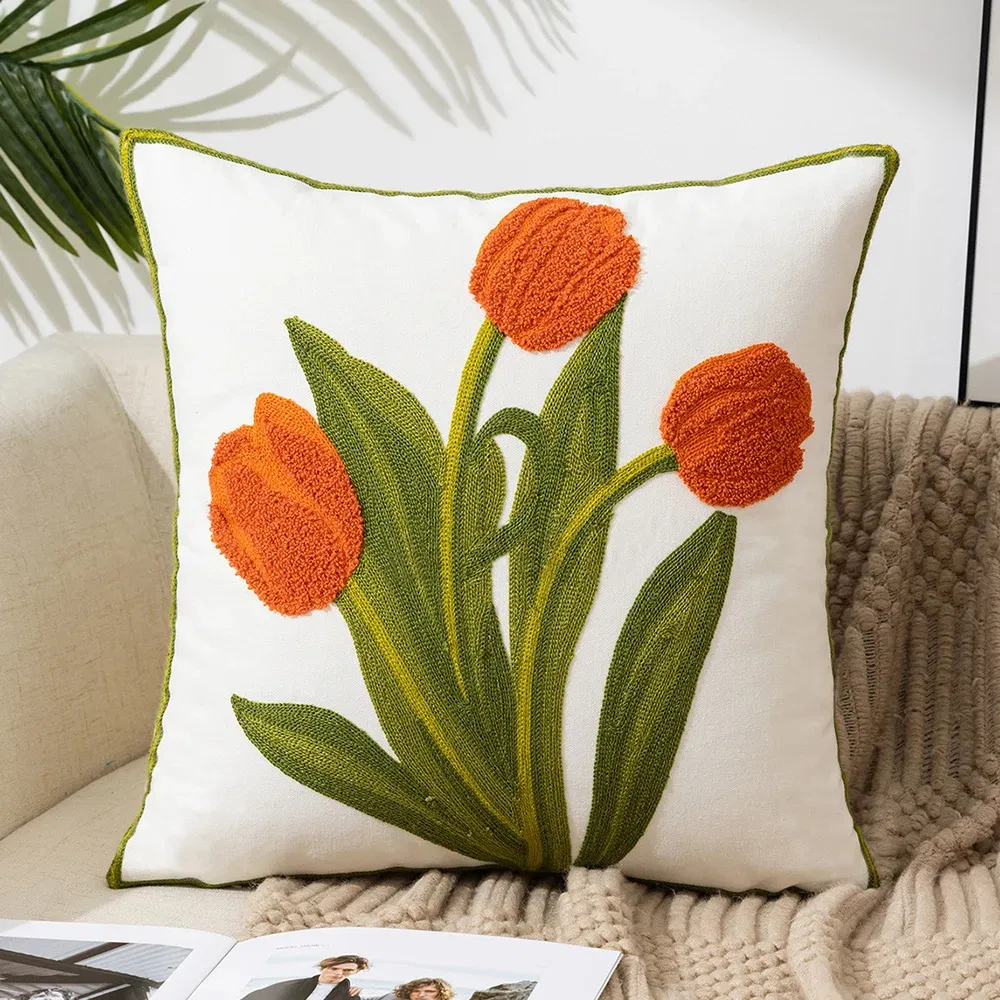 Personalized Boho Pillow Case with Custom Tufted Cushion Options