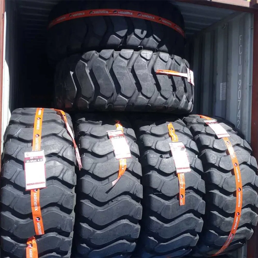 Hanmix OTR Off-Road Tires 14.00R24 Giant Industrial Tyre for Heavy Truck, Tractor, Loader, Trailer, Bulldozer