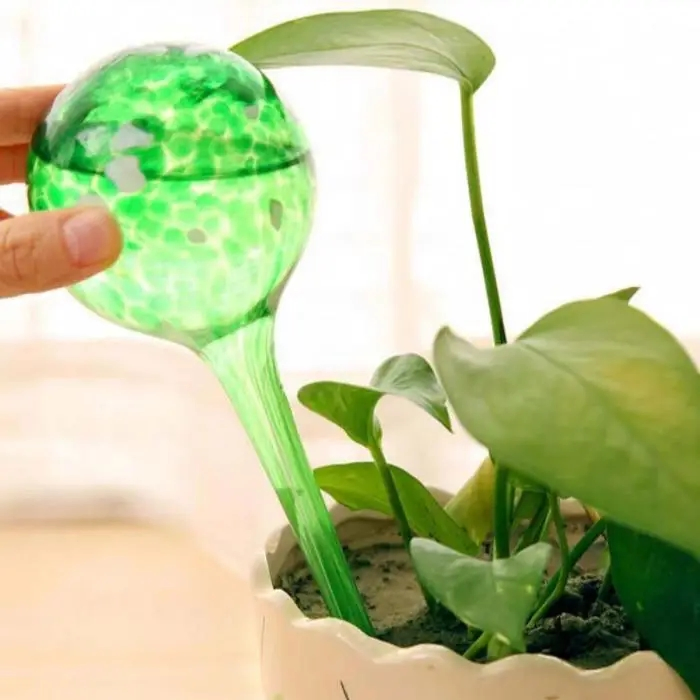 Automatic Watering Pear Balls Glass Drip Irrigation Can Lazy Hydro Bonsai Garden Tools Self-Watering Ball