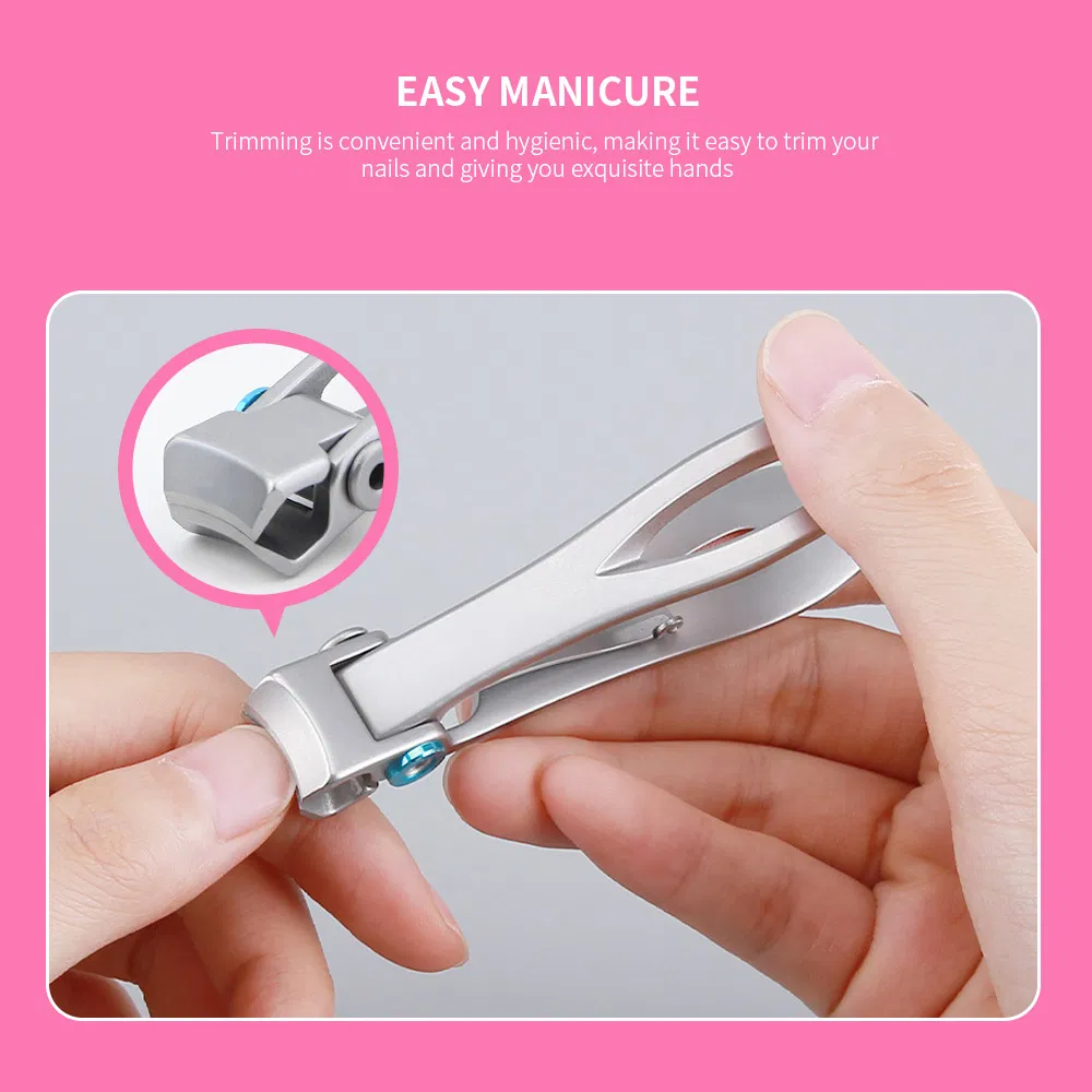 Stainless Steel Manicure Care Wide Jaw Straight Edge Toe Nail Cutter Large Metal Thick Nails Art Clipper