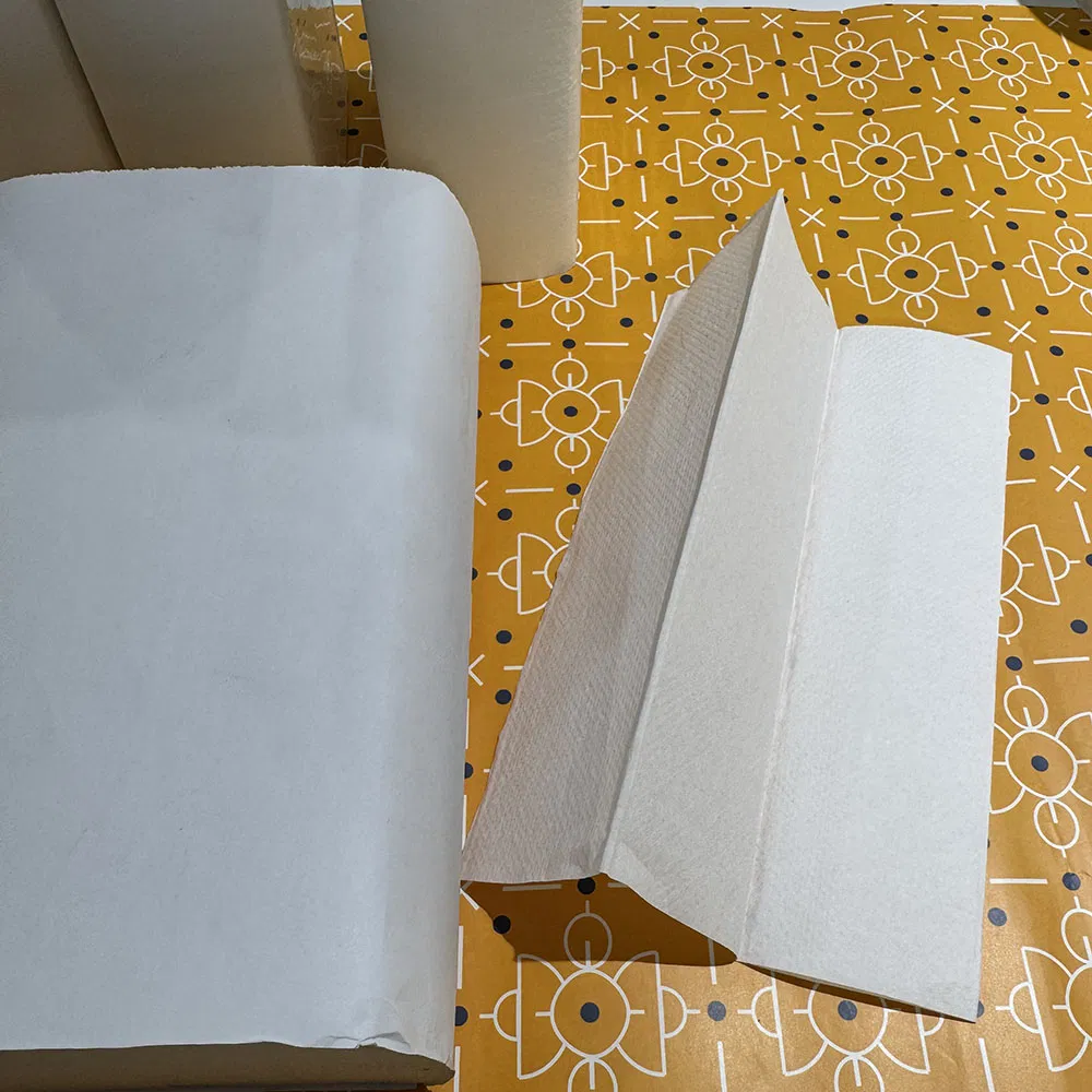 Restrooms/Public Places ODM with Pattern Tissue Recycled Handkerchief Hand Bamboo Hand Paper Towels