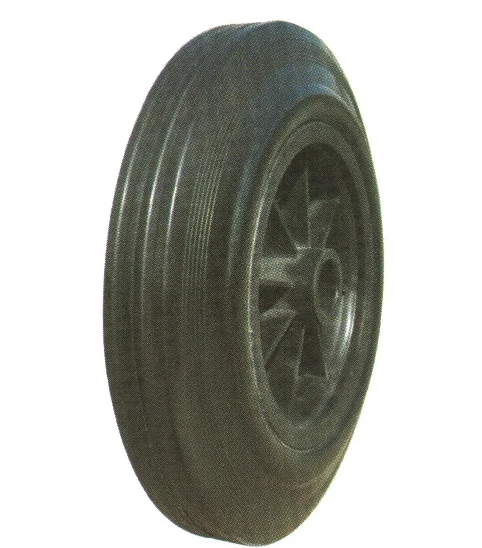 Heavy Duty Solid Rubber Wheel with 10X2