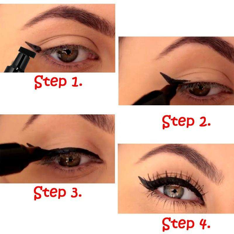 The Latest Makeup Stamp Pattern Waterproof Long Lasting Vegan Fast Dry Private Label Liquid Eyeliner