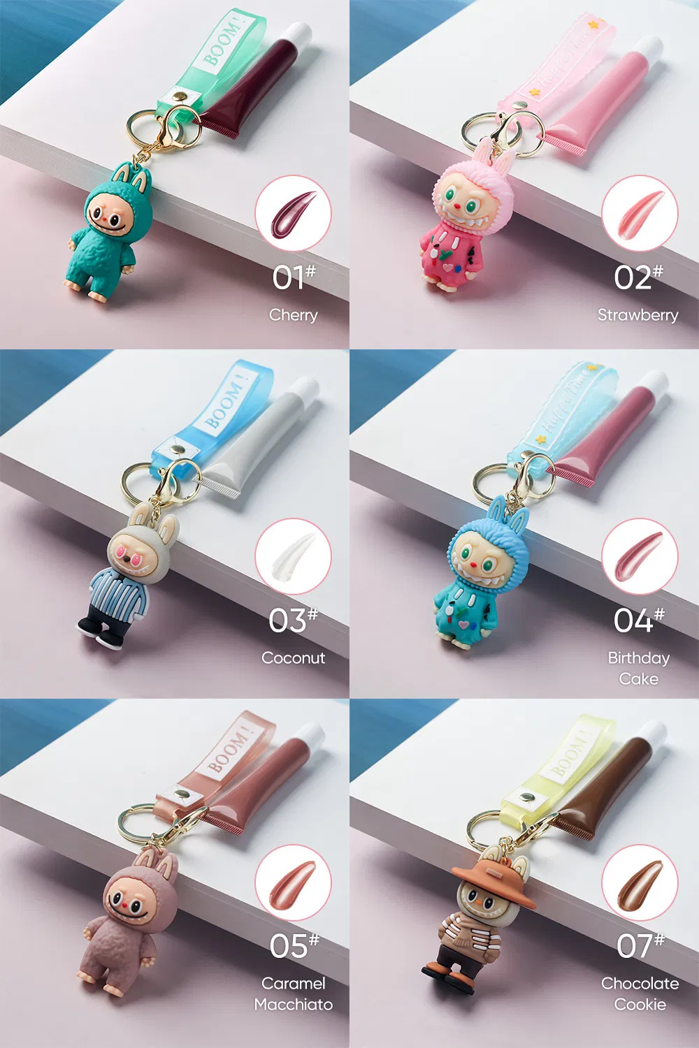 Custom Makeup Vegan Lip Balm Oil Hydrating Lip Gloss Fruit Flavor Peptide Lip Tint