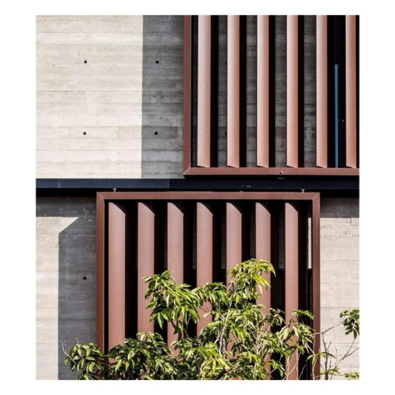 Aluminum Louver Shopping Mall Exterior Curtain Wall Facade Waterproof Lightweight Durable