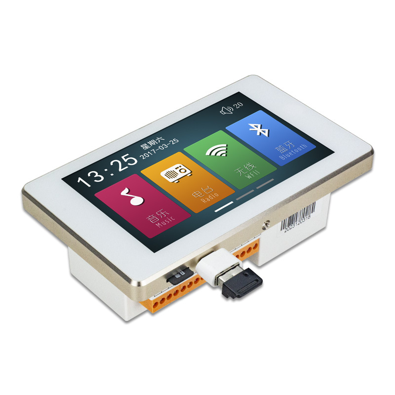 Умный настенный усилитель Tianlai 120W с Bluetooth и сенсорным экраном