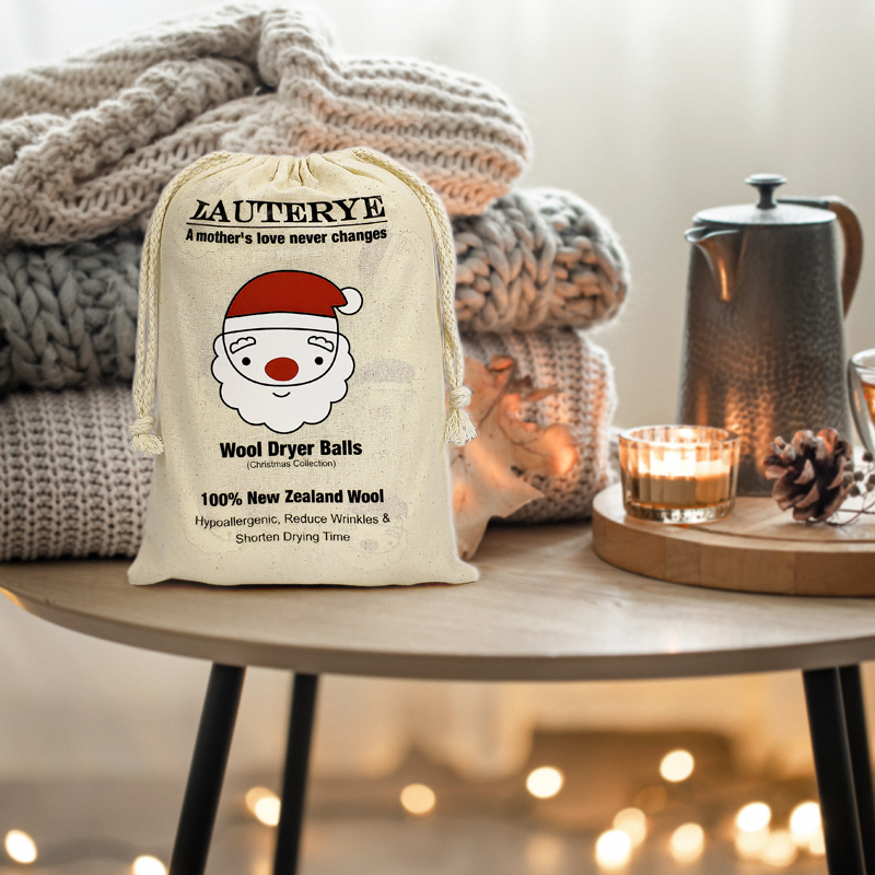 6 Pack 100% Organic New Zealand Wool Dryer Balls for Laundry