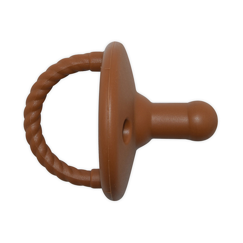 Baby Silicon Glue Pacifier Baby Grinding Teethchewing Toys Sleeping Round Head Pacifier