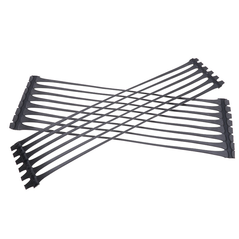 Building Material Plastic Polyester Pet Uniaxial Geogrid Grass Reinforcement for Road Project