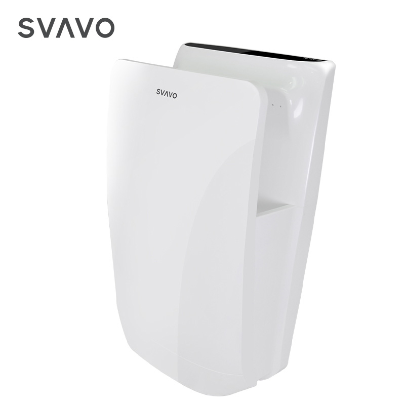Svavo Bathroom Toilet Washroom Wall Mounted Electric High Speed Automatic Sensor Double Side Jet Hand Dryer