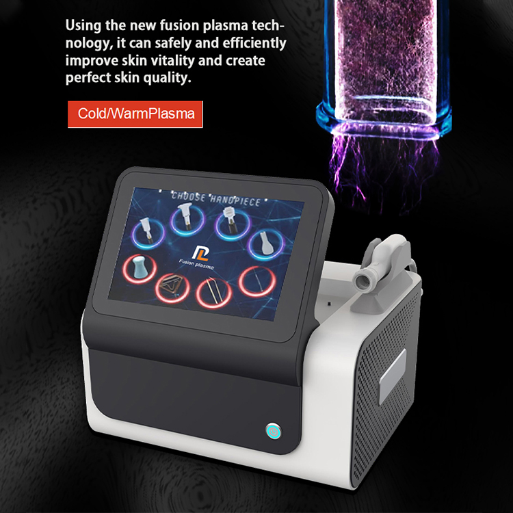 6 In1 Face Lift Wrinkle Removal Skin Care Hot Cold Plasma Machine