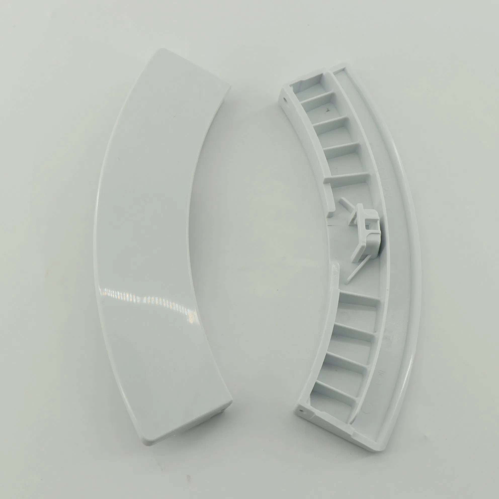 High-Quality Washing Machine Spare Parts: White Plastic Door Handles for Washing Machines