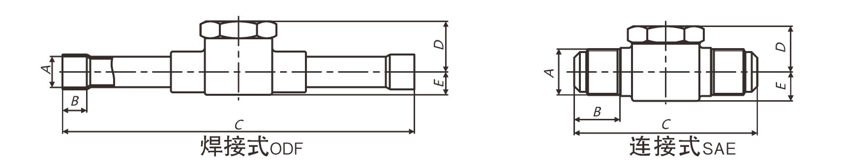 Refrigeration R22 R134A AC Sight Glass for Air Conditioner