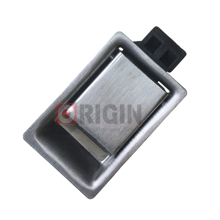 Miniature Stainless Steel Push-to-Close Non-Locking Paddle Latch