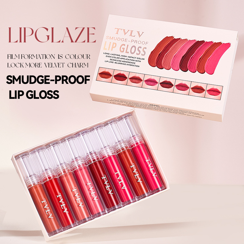 Non-Staining Velvet Lipstick Set - Waterproof Matte Color Collection