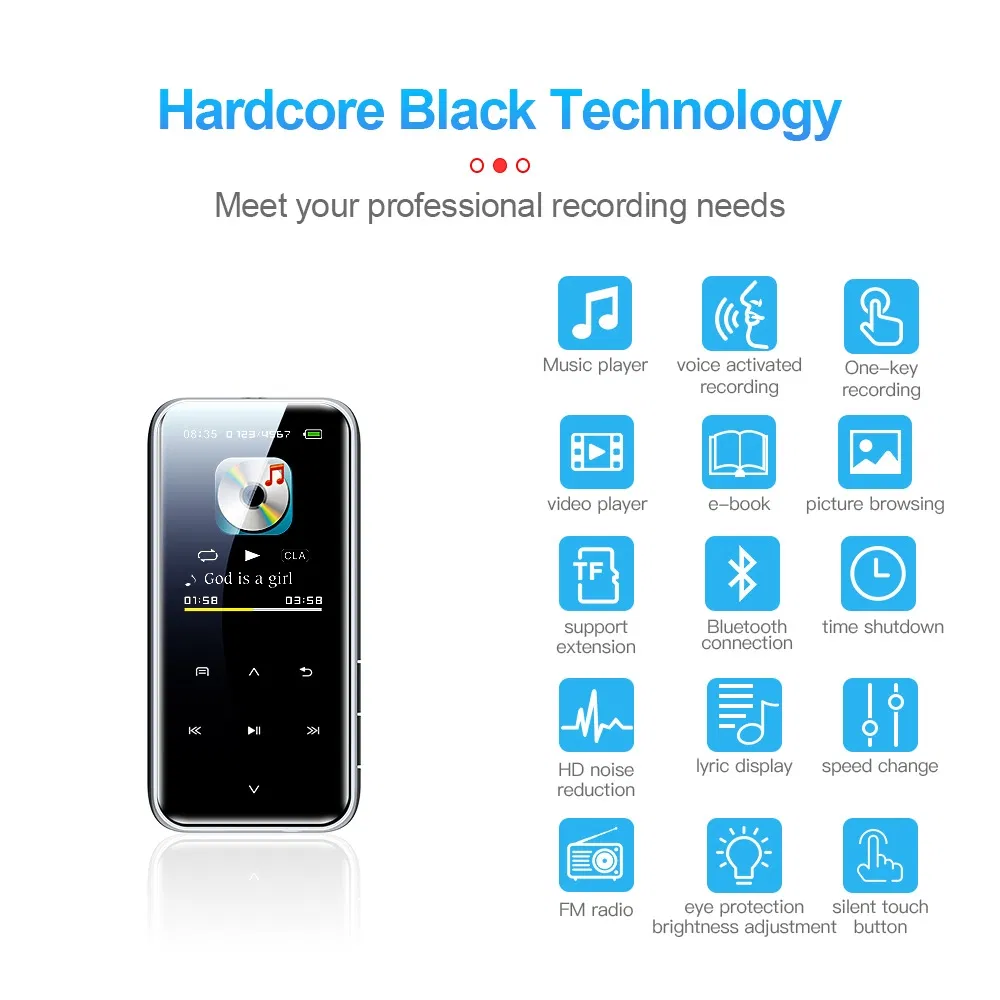 Портативный диктофон-ручка с картой памяти