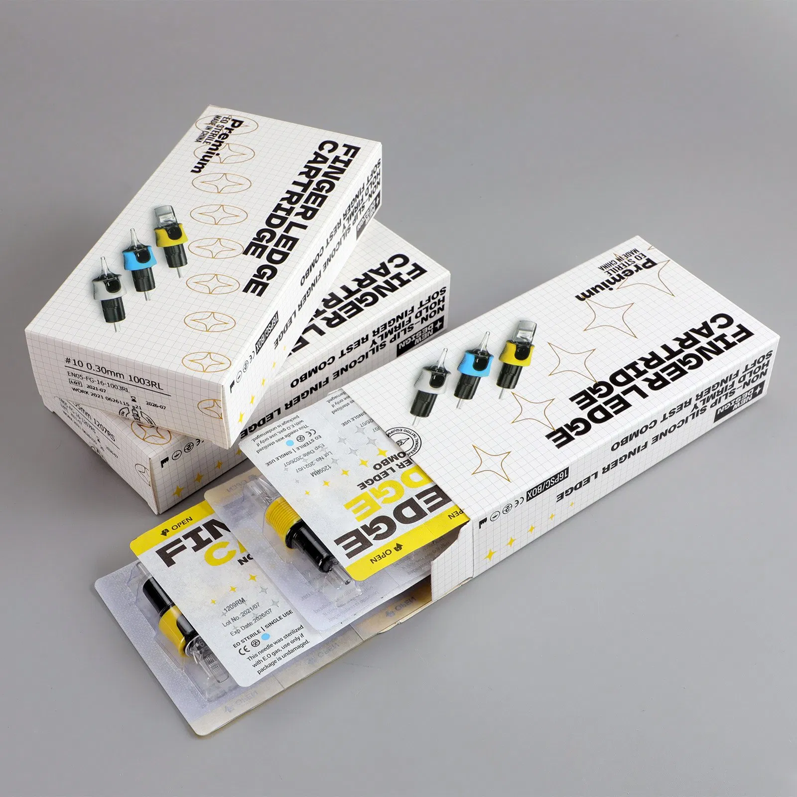 Hot Sale Professional Disposable Cartridge Needle 100% E. O. Gas Sterilized Tattoo Cartridge Needle Cartridges